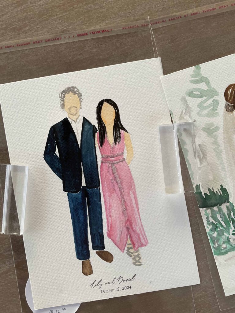 live wedding painter italy
