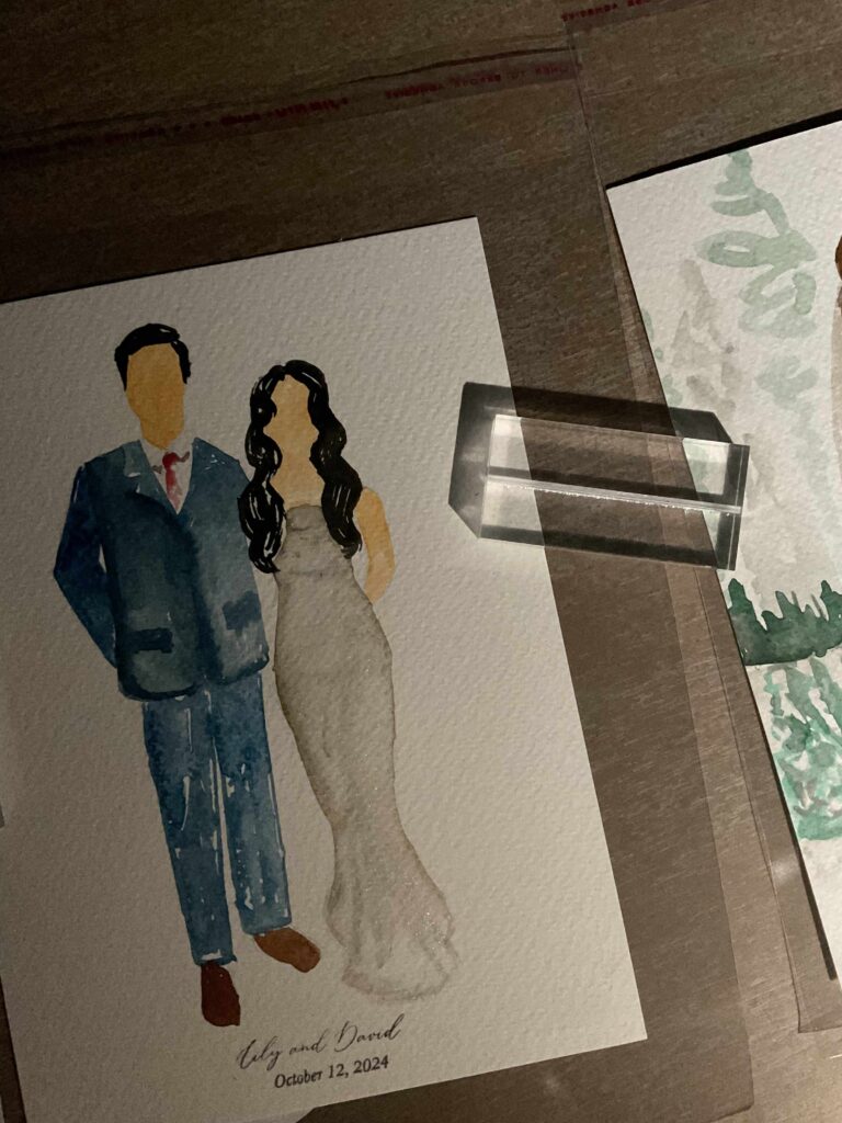 live wedding painter italy