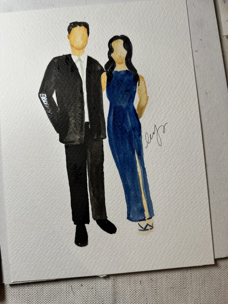live wedding painter italy