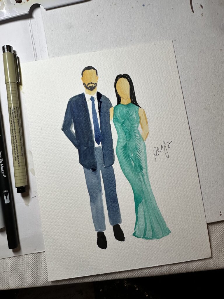 live wedding painter italy