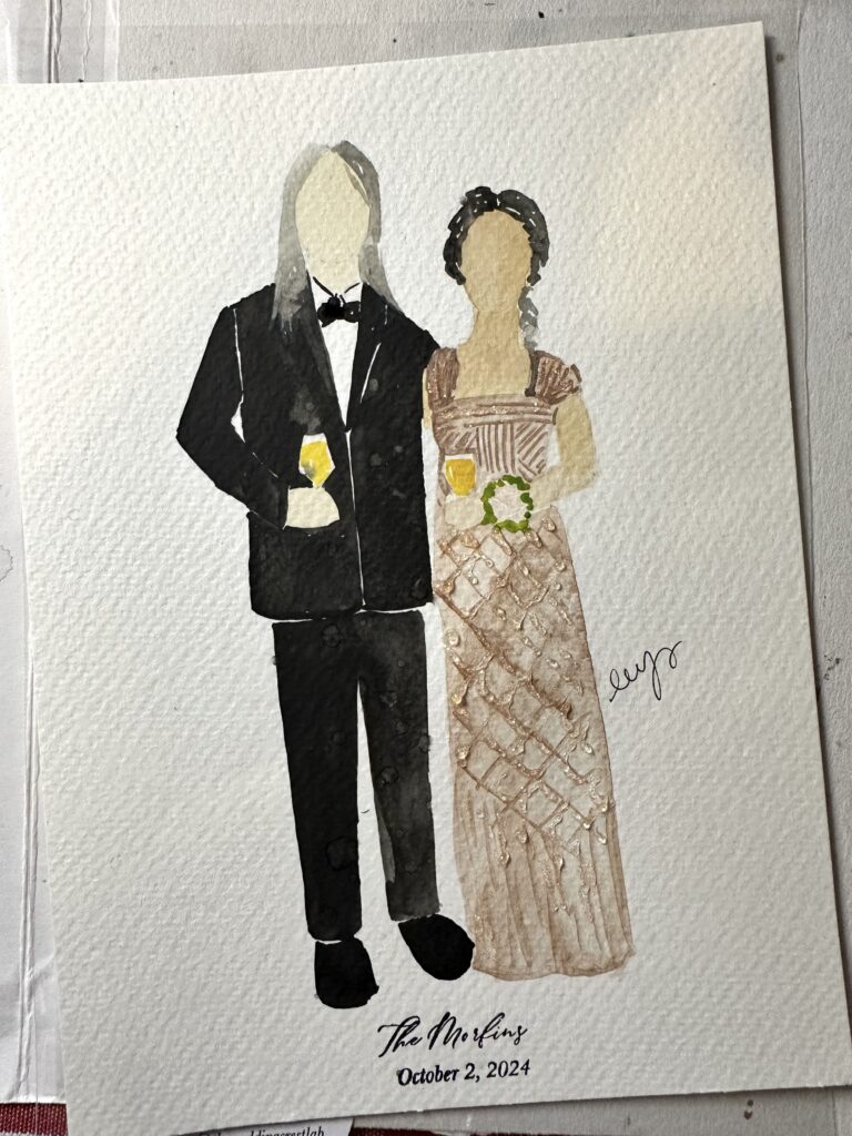 live wedding painter italy