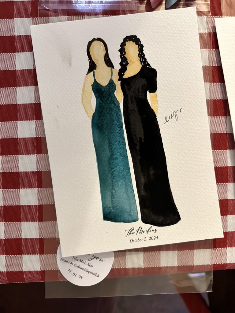 live wedding painter italy
