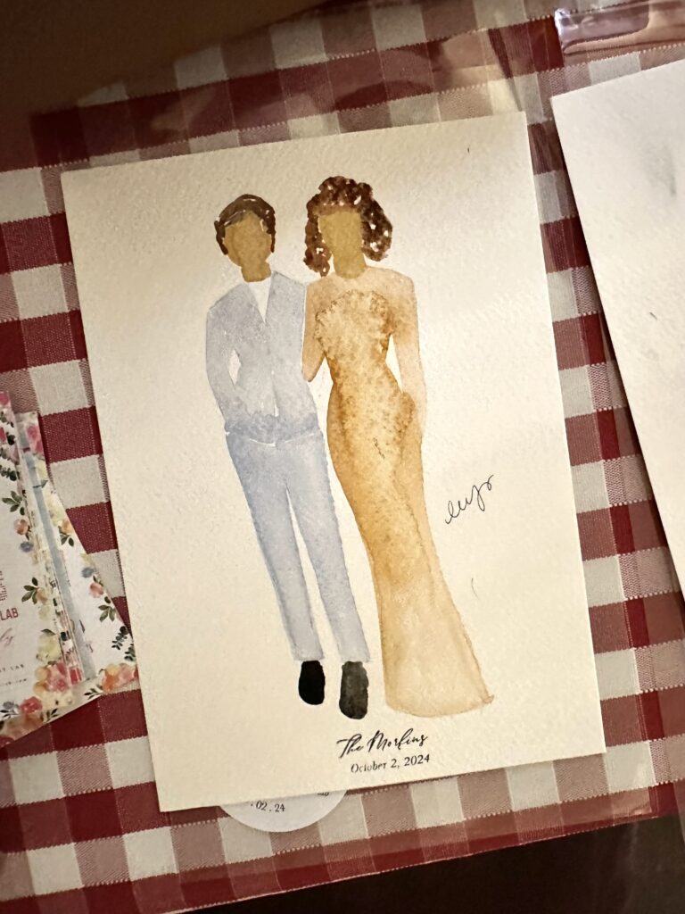 live wedding painter italy