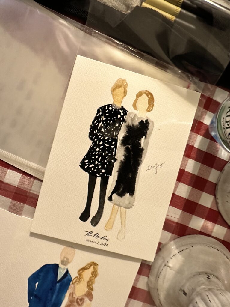 live wedding painter italy