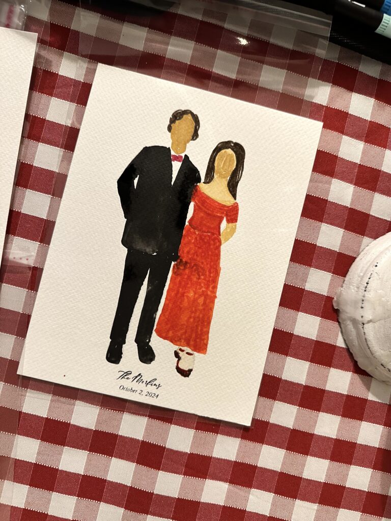live wedding painter italy