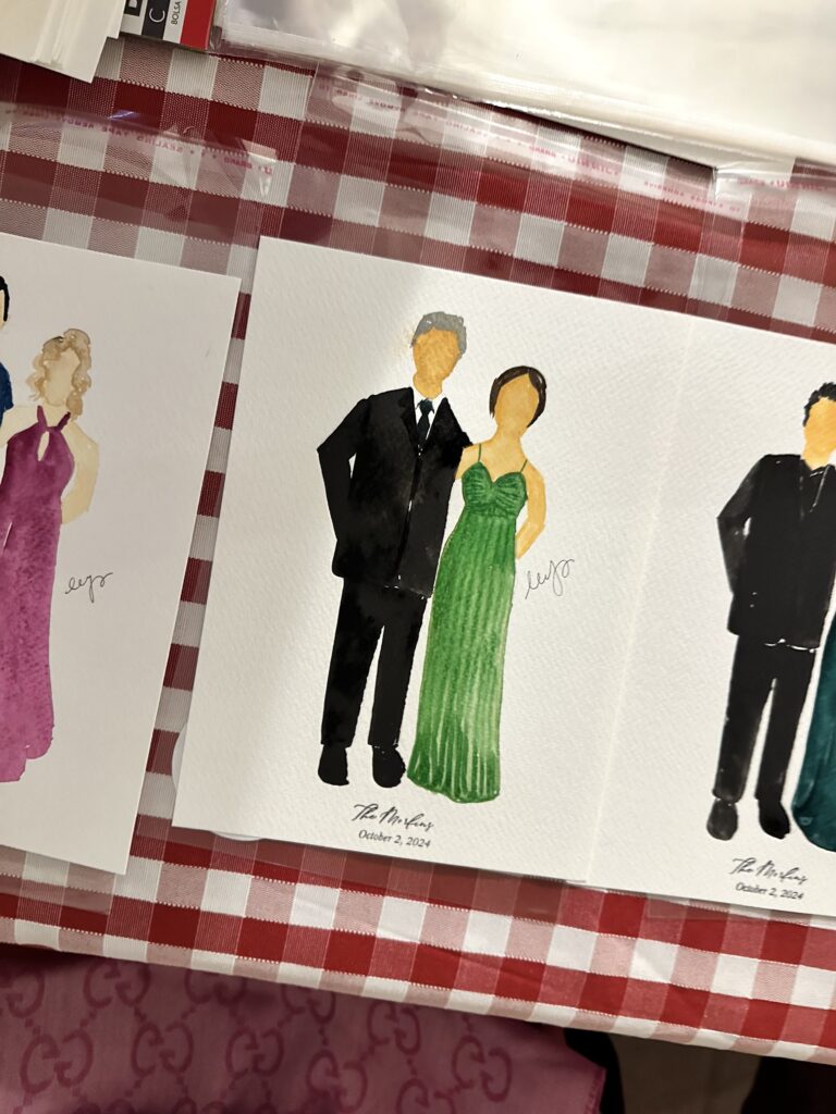 live wedding painter italy