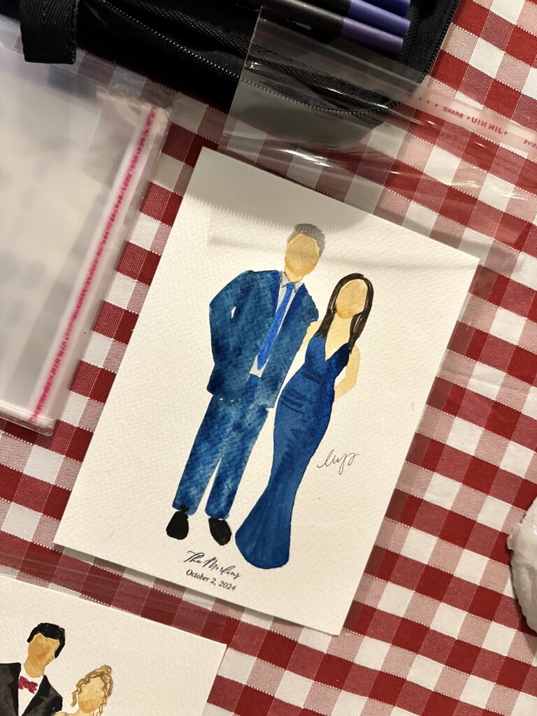 live wedding painter italy
