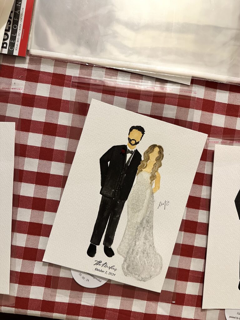 live wedding painter italy
