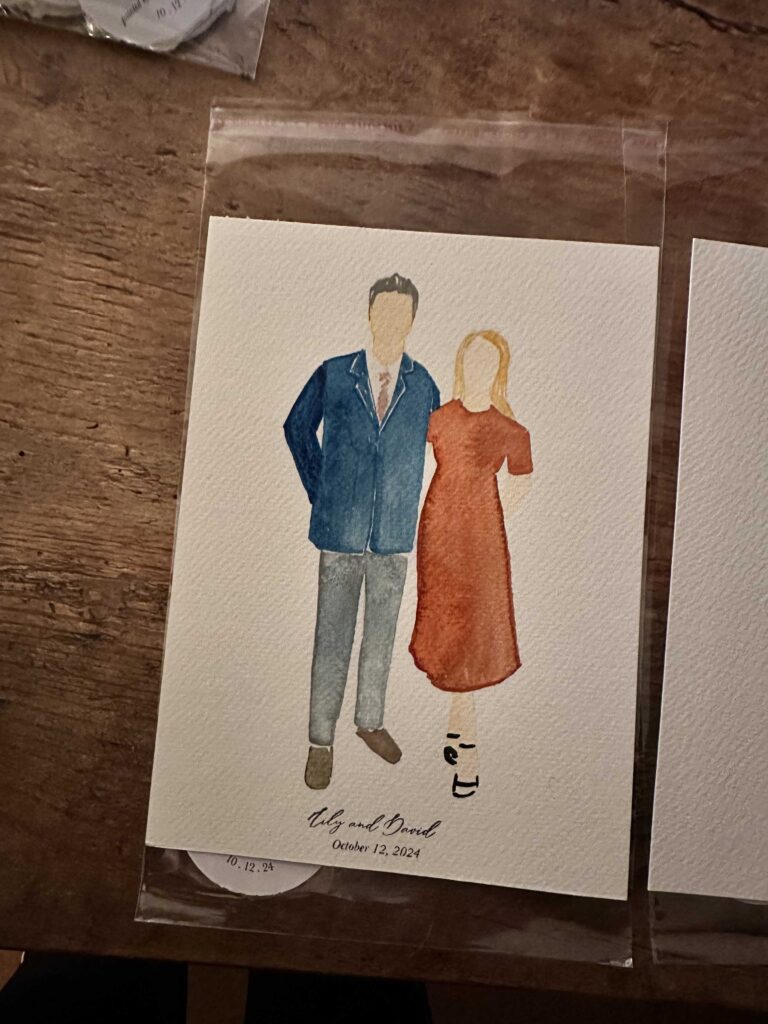 live wedding painter italy