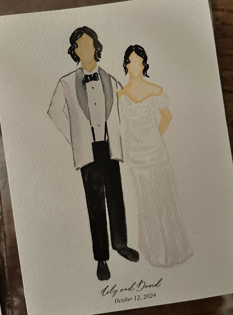 live wedding painter italy