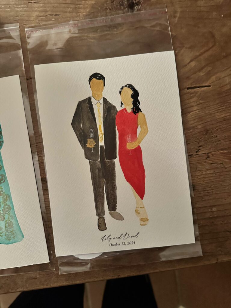 live wedding painter italy