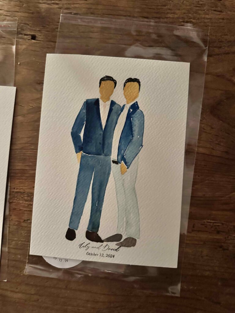 live wedding painter italy