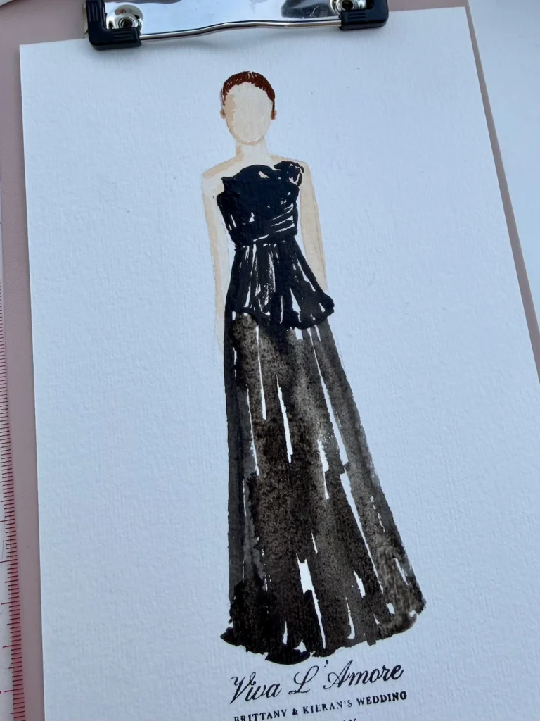 live wedding painter italy lake como