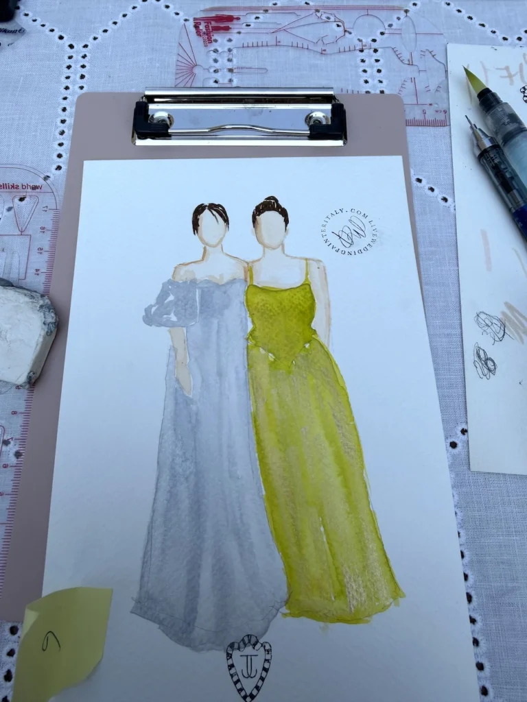 live wedding painter italy amalfi coast sorrento